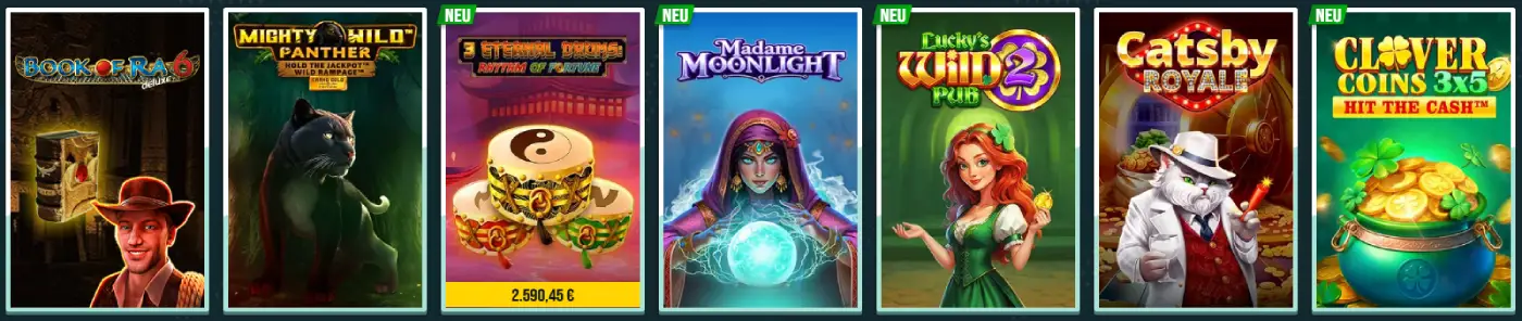 Golisimo Casino Slot-Sektion